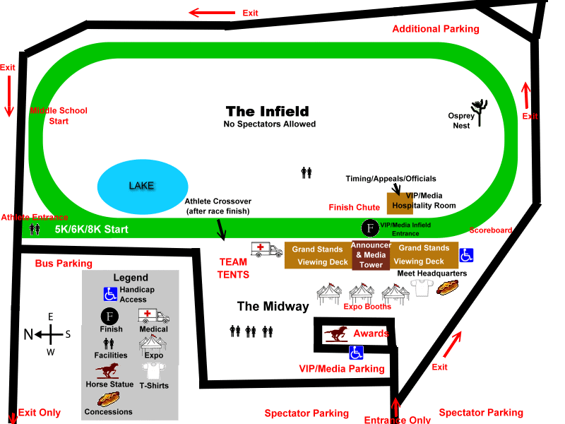 Layout of the venue